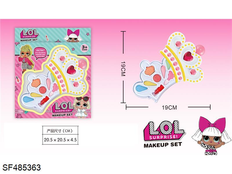 LOL惊喜儿童2层彩妆套（皇冠外型）