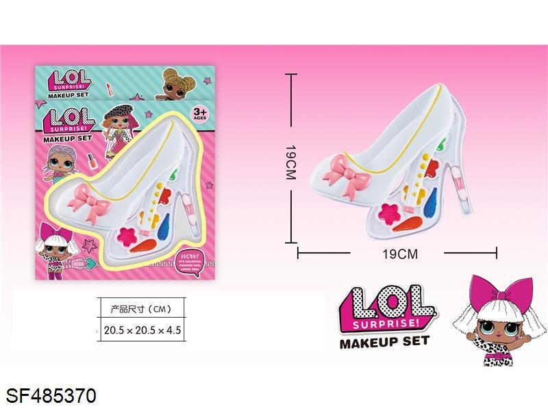 LOL惊喜儿童2层彩妆套（高跟鞋外型）