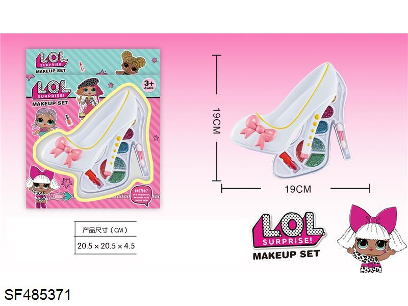 LOL惊喜儿童2层彩妆套（高跟鞋外型）