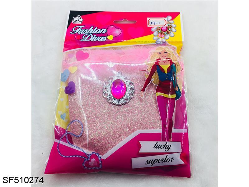 中号裙子加独角兽头扣套装