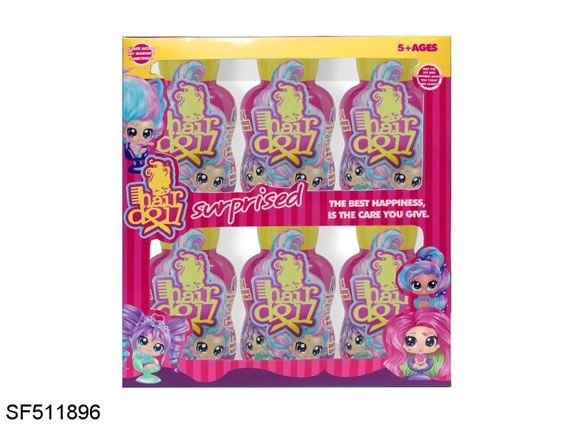 6寸实身12关节娃娃（6款混装6pc）