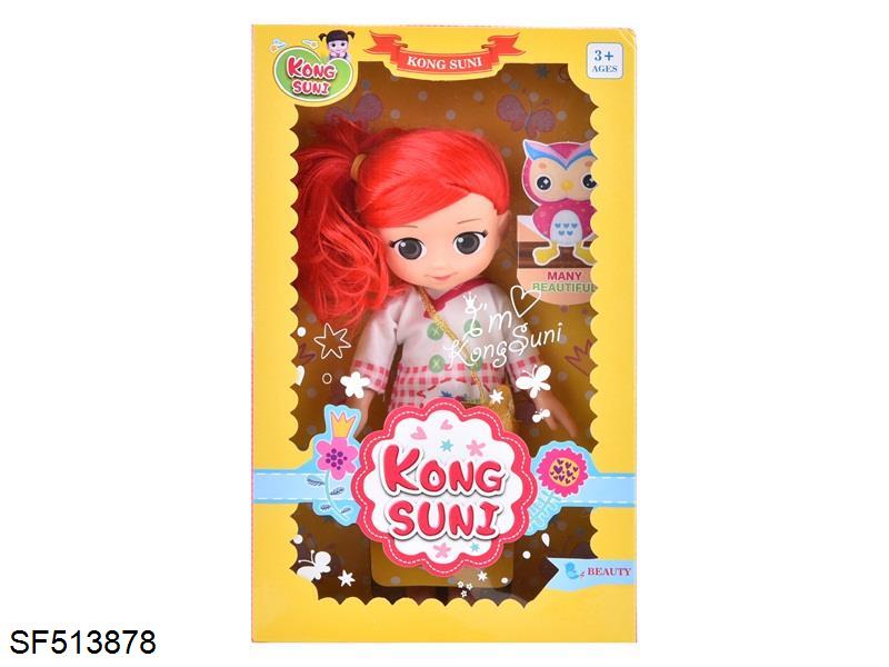 10寸音乐搪胶小豆娃娃(3款混装)