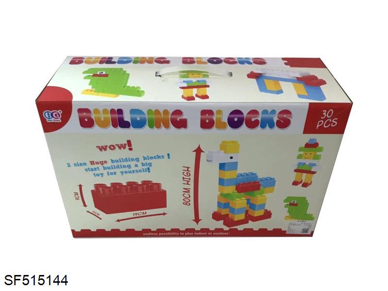 橙色大积木(30PCS)