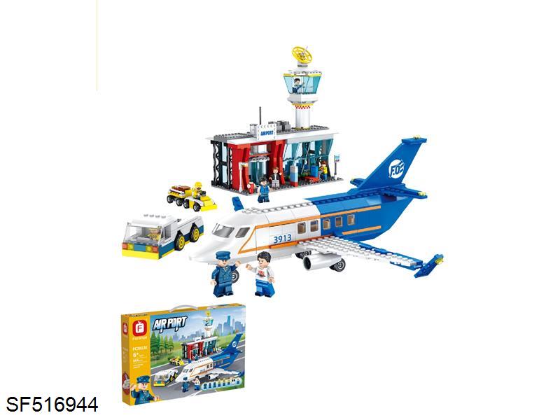 积木-城市中心机场(864PCS)