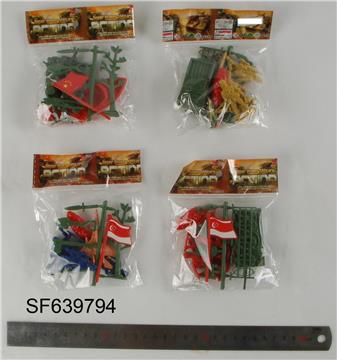 军事4.5cm中士兵组合