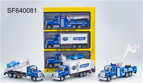 1:28  美式回力声光合金救援警车,3只/手提开窗盒
（包3*AG13电池，3种声音效果）